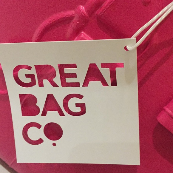 Great Bag Co. Model M Pink Rubber Purse Tote Hand Bag Shoulder Bag Desig… - Picture 2 of 16